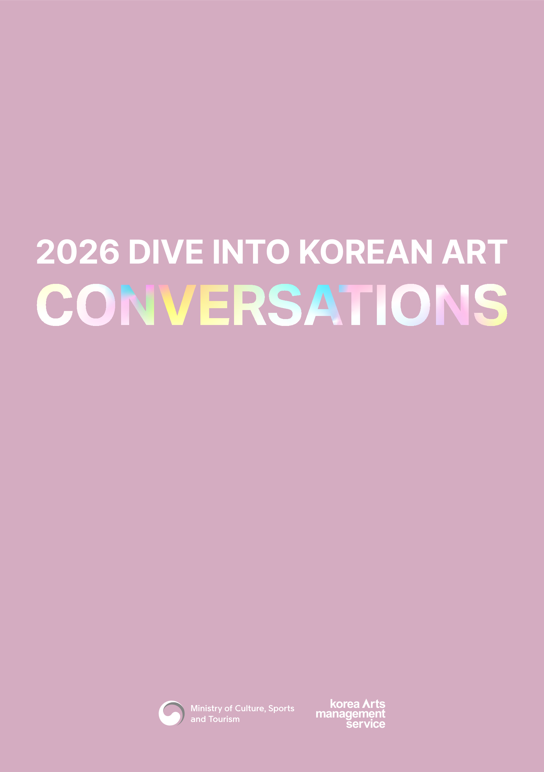 2026 Dive into Korean Art Conversations 프로그램 자료집 